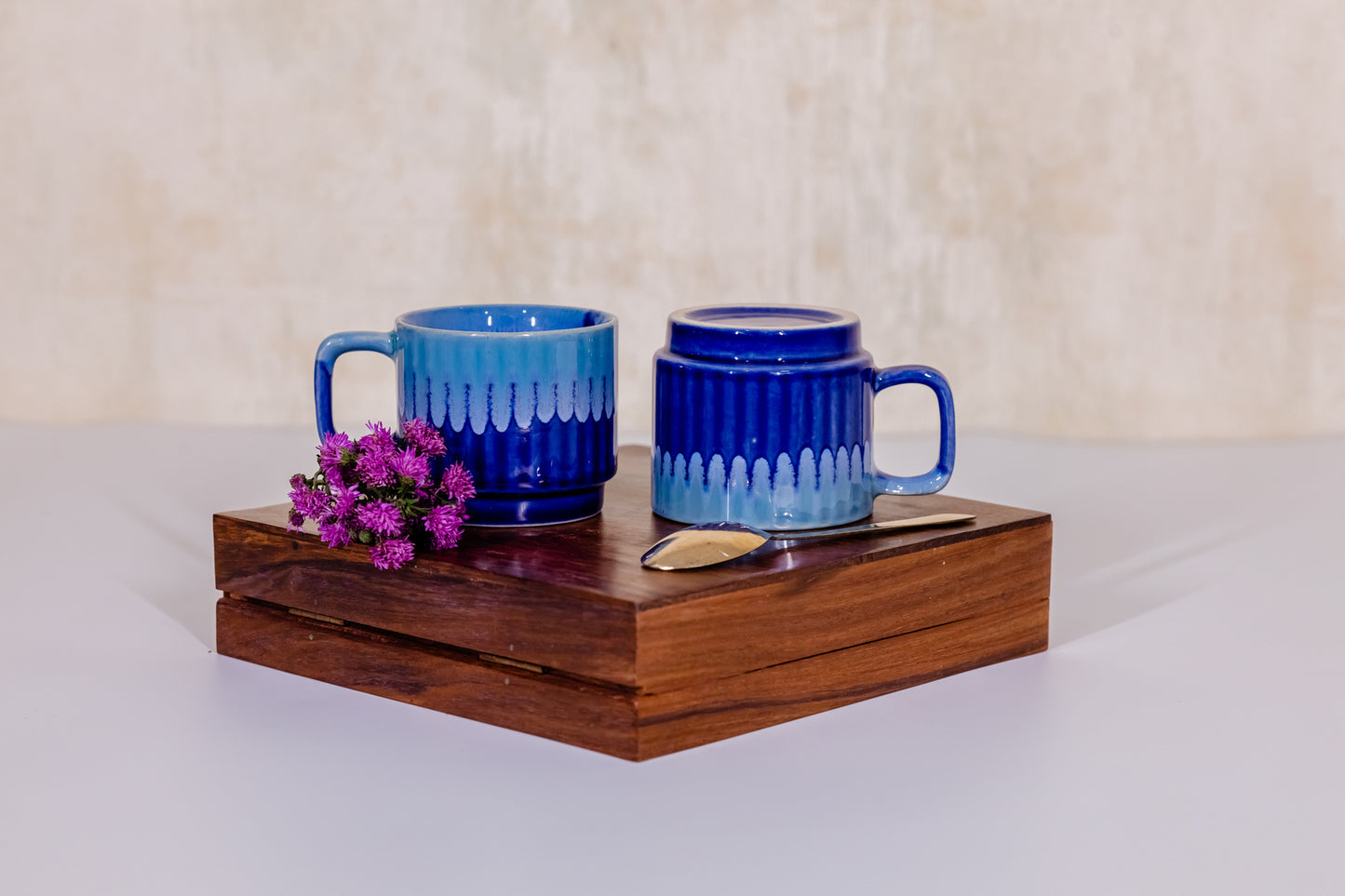 Blue Small Tea Mugs