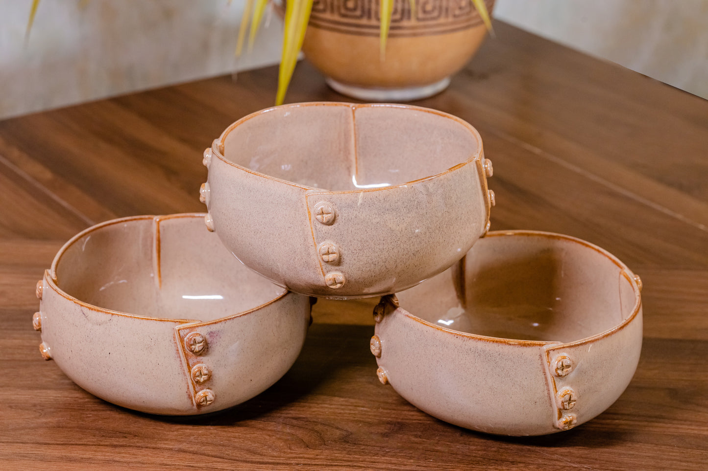 Button Bowl (Earthy Brown)