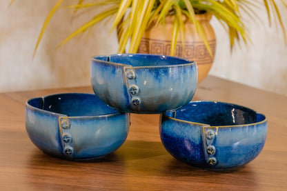 Button Bowl (Ocean Blue)