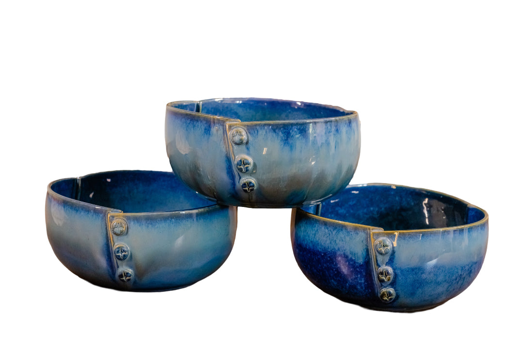 Button Bowl (Ocean Blue)