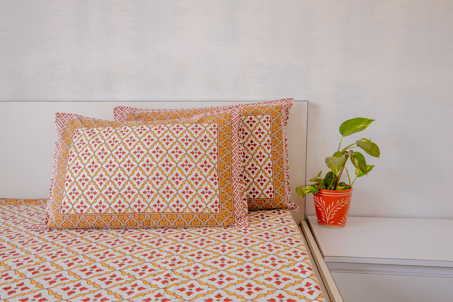 Saffron Bliss Bedsheets