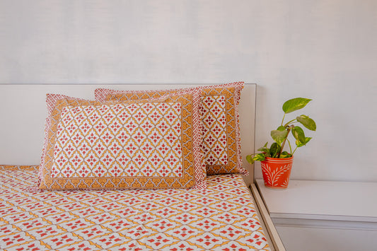 Saffron Bliss Bedsheets