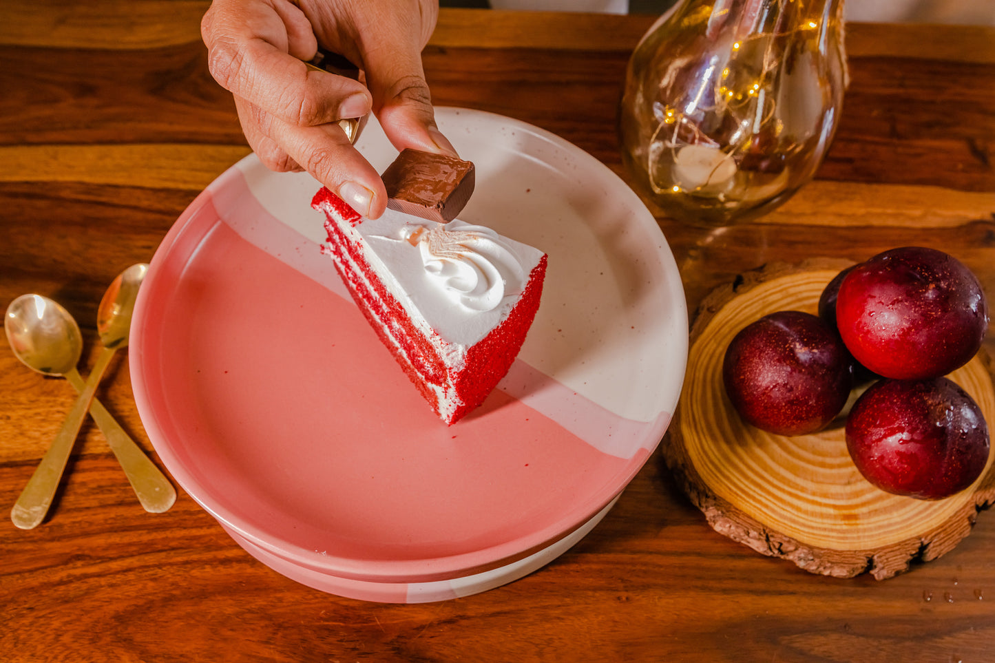 Pink Dessert Plates