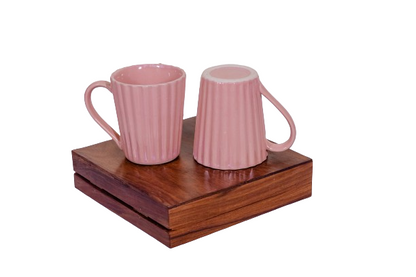 Pink Milk Mugs