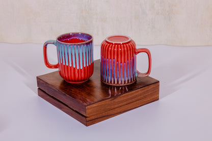 Ruby Red Mugs (Dual Shade)