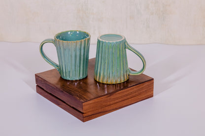 Sea Green Milk Mugs